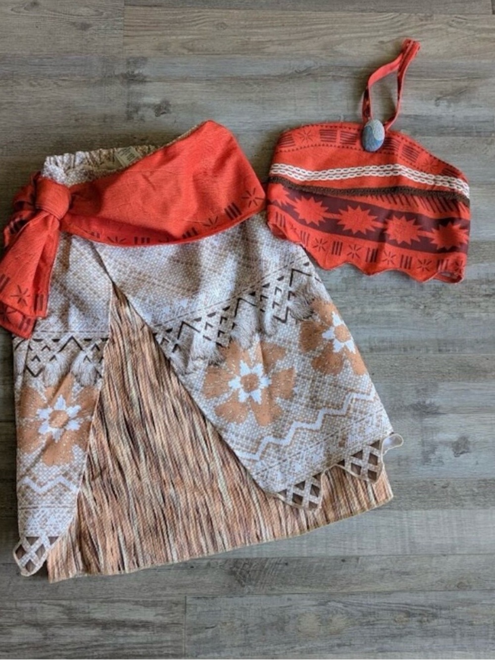 Disney Girls Moana Costume Set